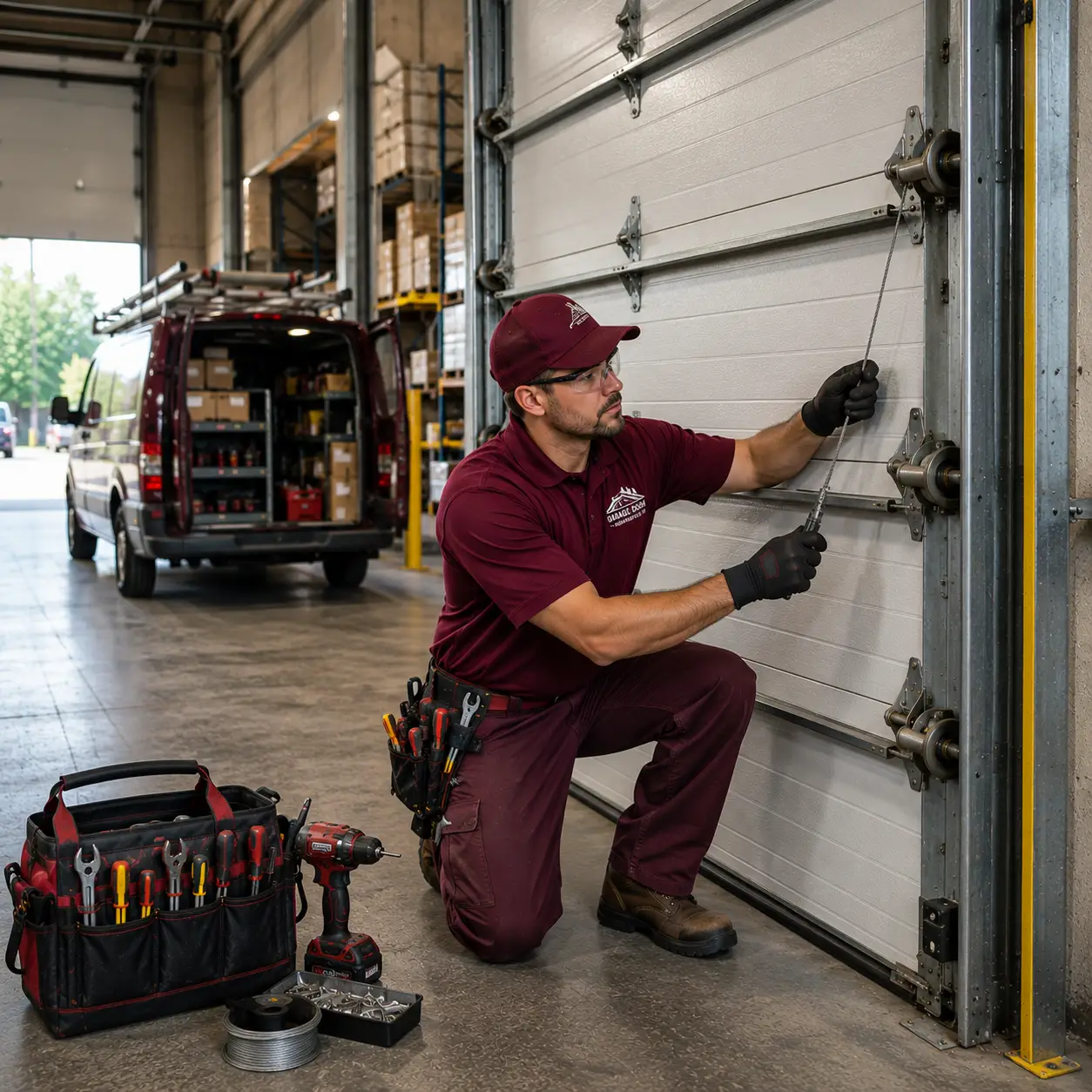 Commercial garage door repair service in Indianapolis IN