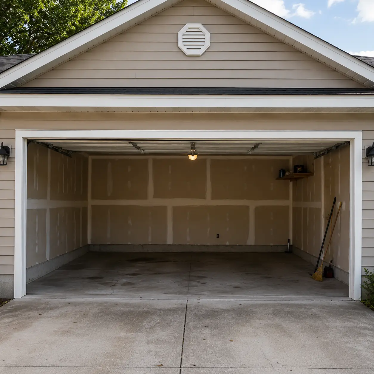 Before garage door repair in Indianapolis IN