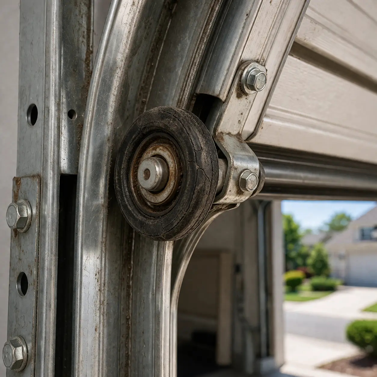 Before garage door repair in Indianapolis IN