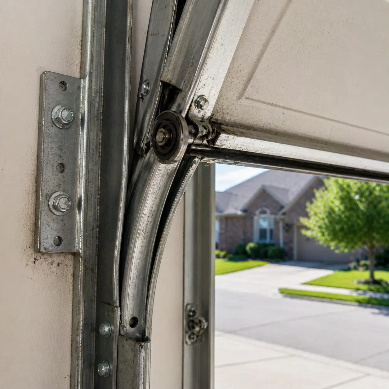Before garage door repair in Indianapolis IN