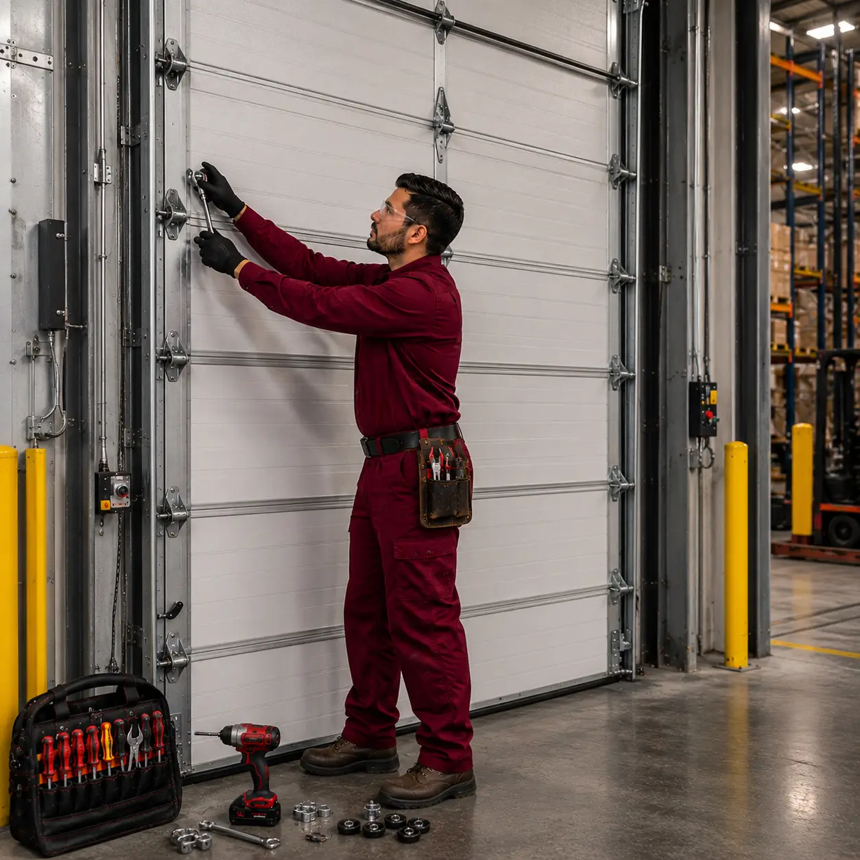 Commercial garage door repair service in Indianapolis IN
