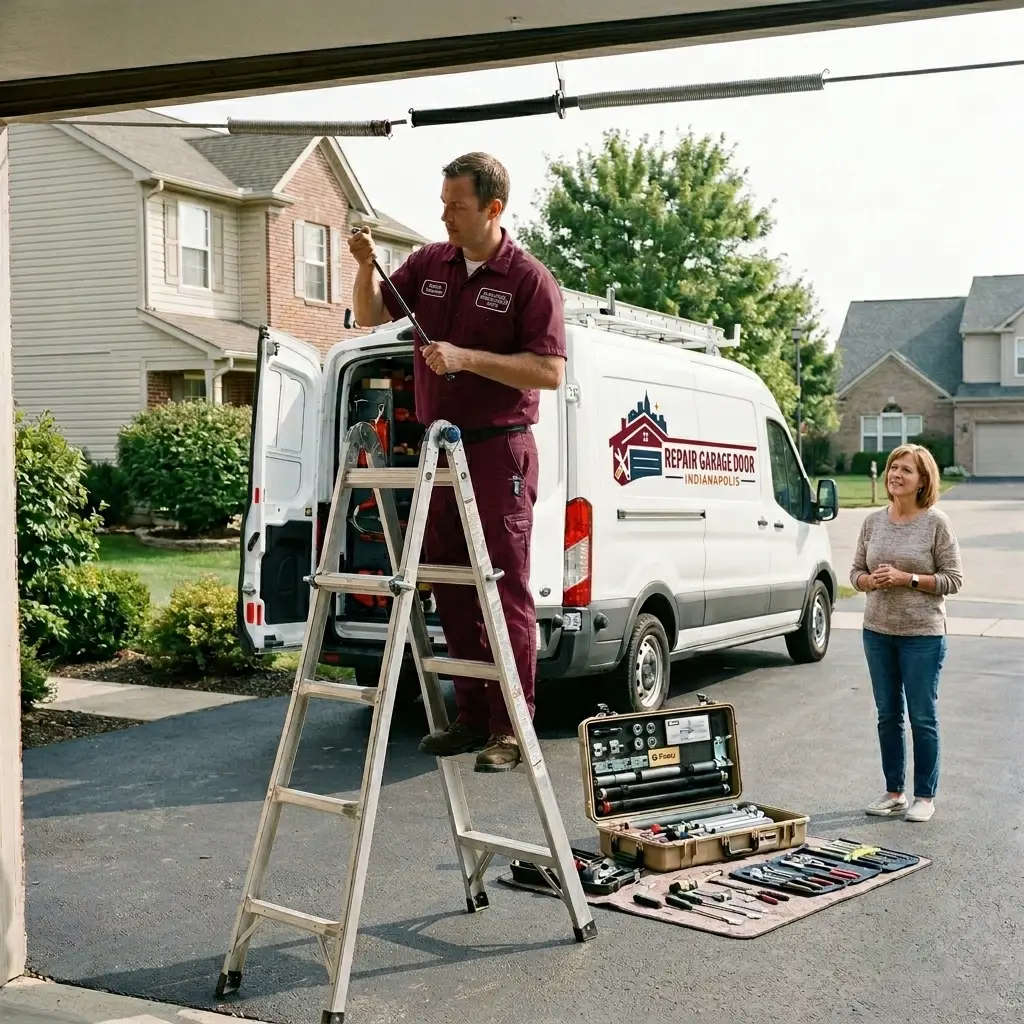 Emergency garage door maintenance service in Indianapolis IN