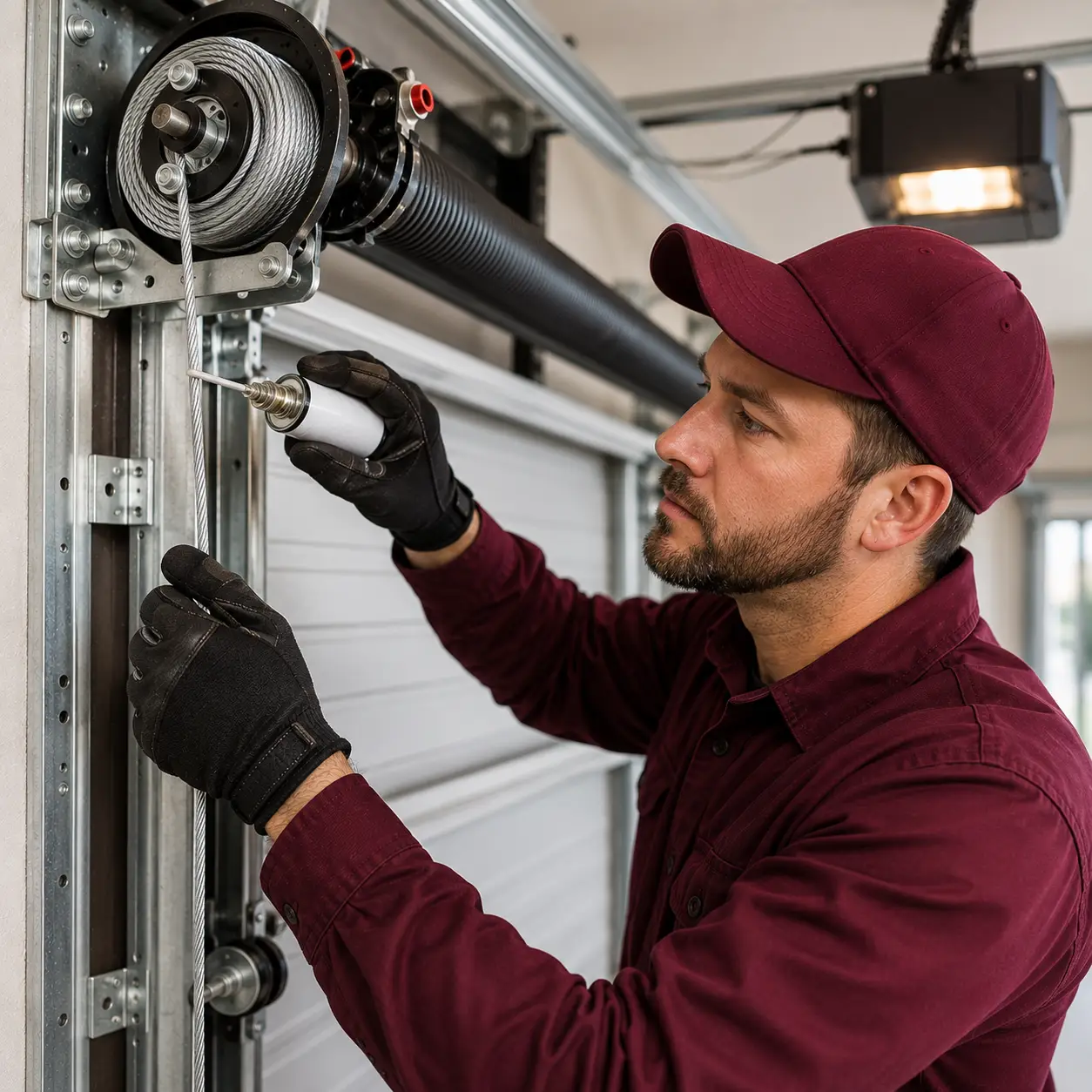 Garage door cable maintenance service in Indianapolis IN