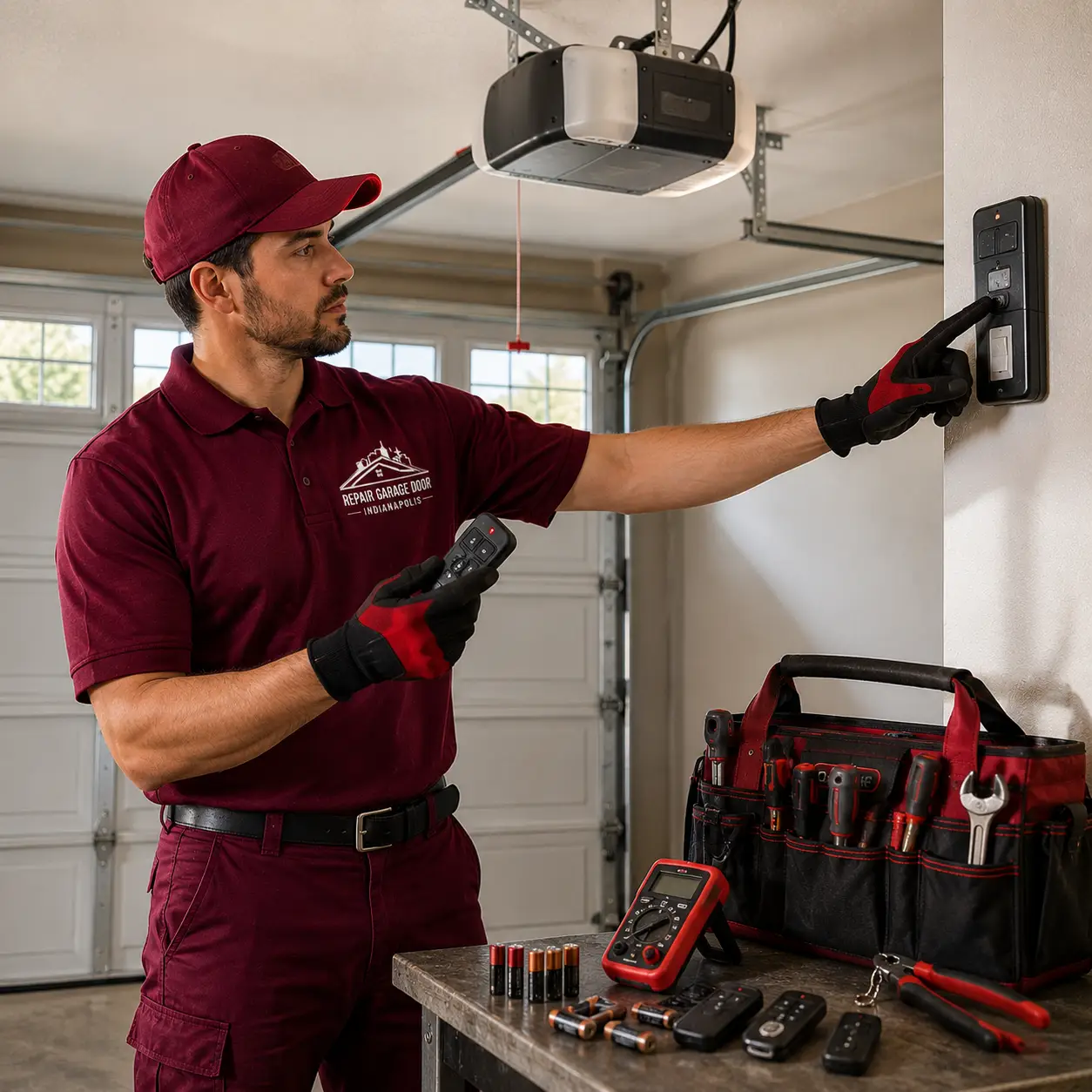 Garage door remote repair service in Indianapolis IN