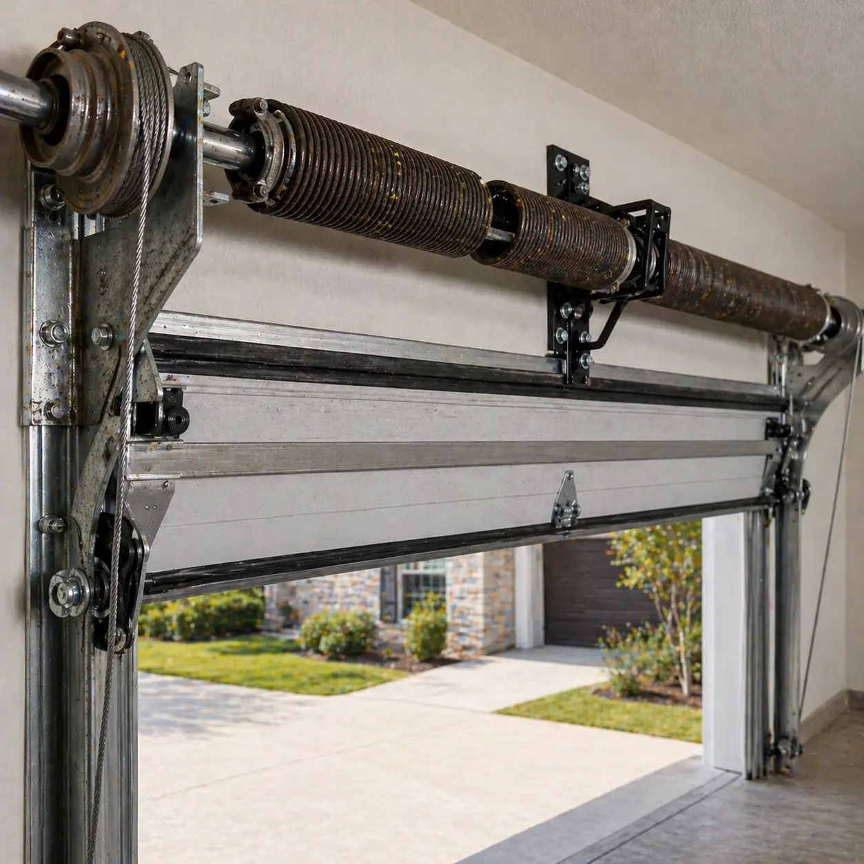 Before garage door repair in Indianapolis IN