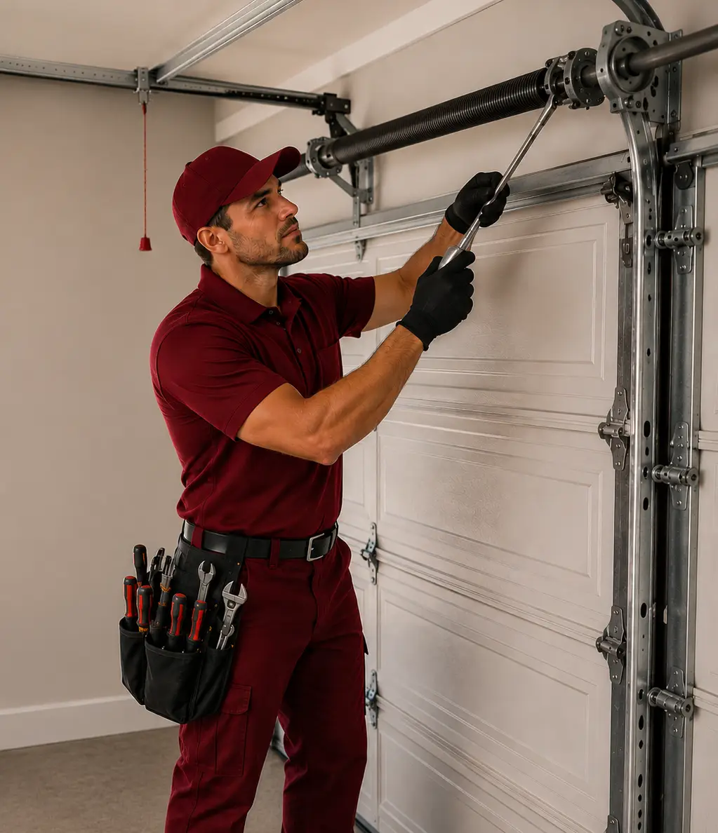 Garage door spring and cable repair service in Indianapolis IN