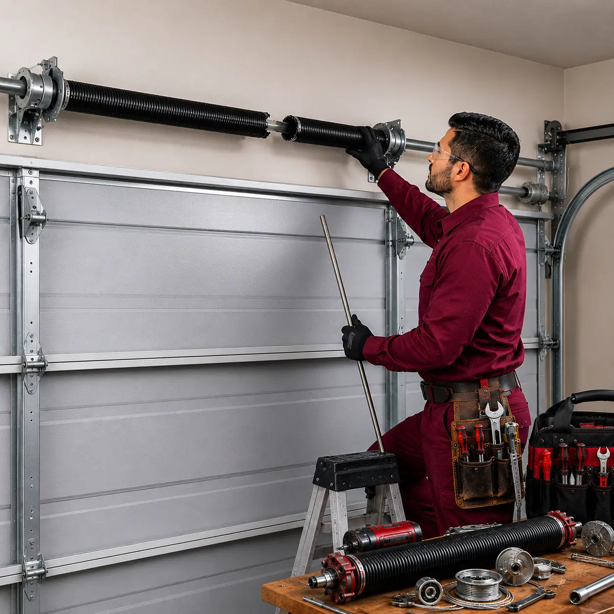 Genie garage door spring replacement service in Indianapolis IN