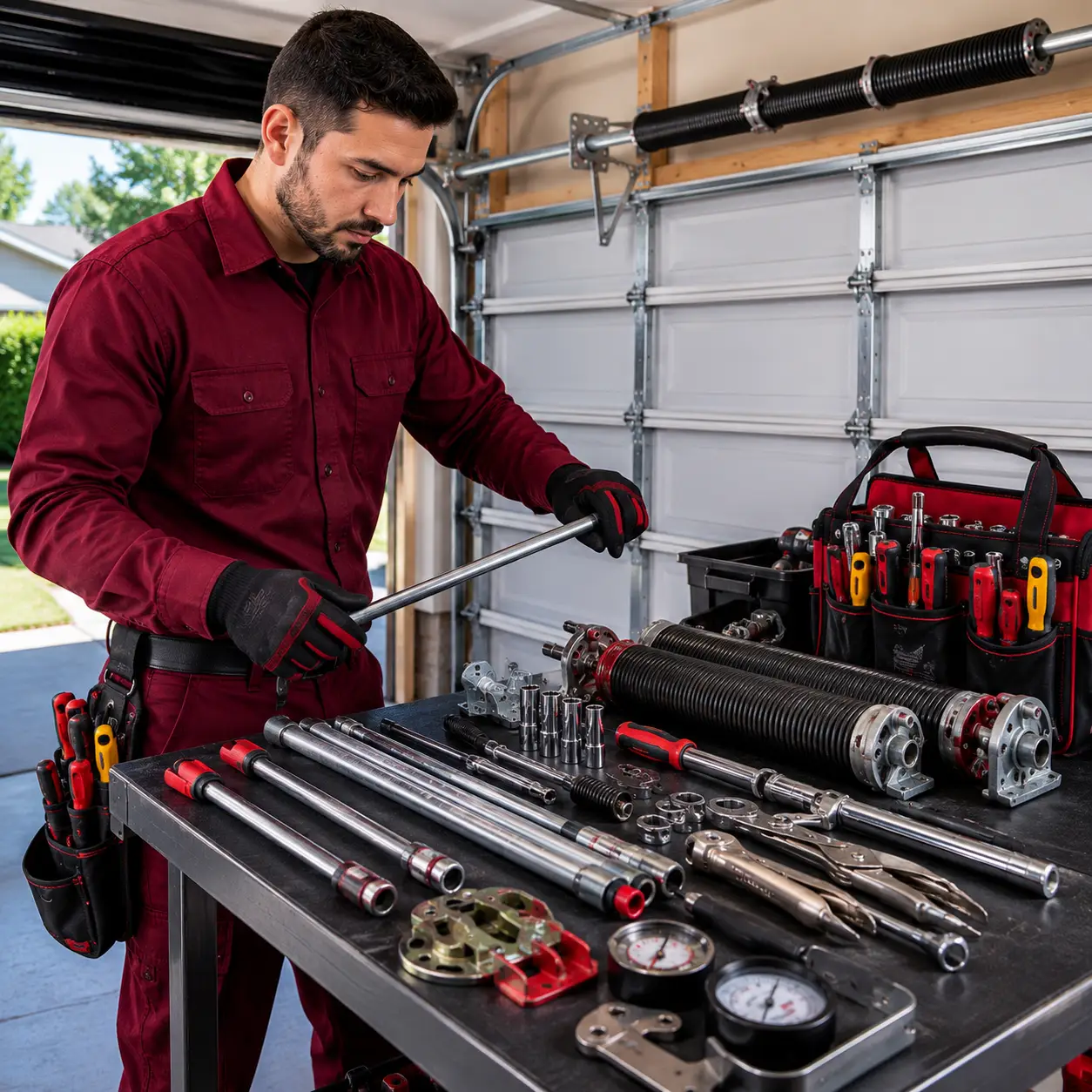 Same day garage door spring repair service in Indianapolis IN