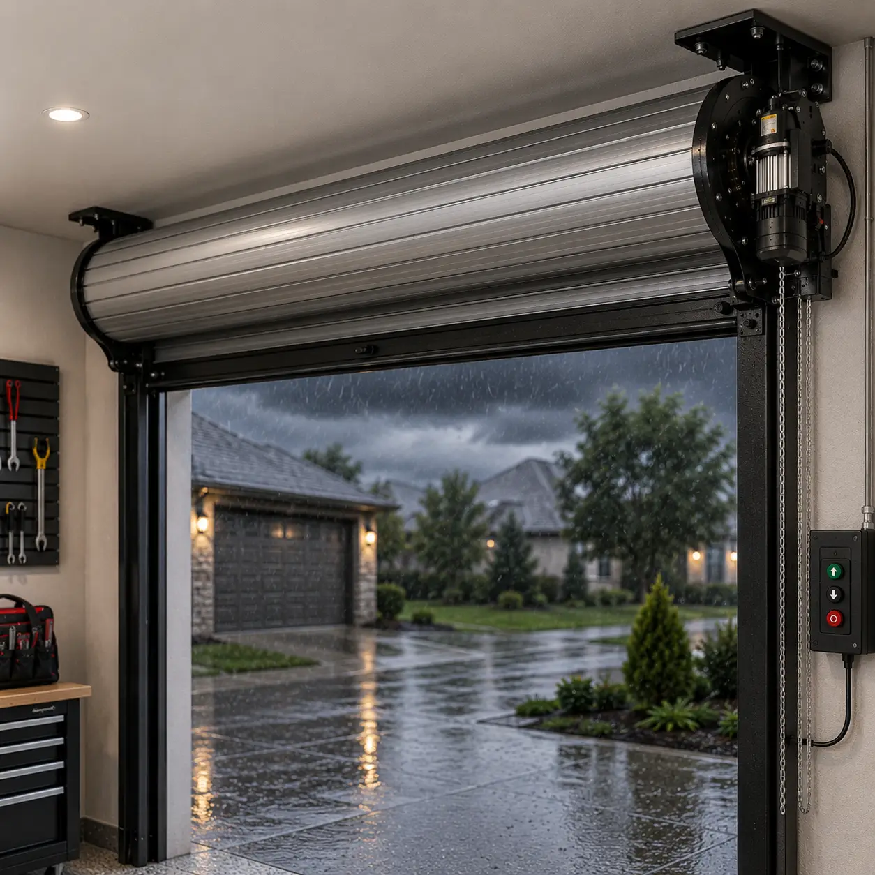Weather resistant roller garage door service in Indianapolis IN